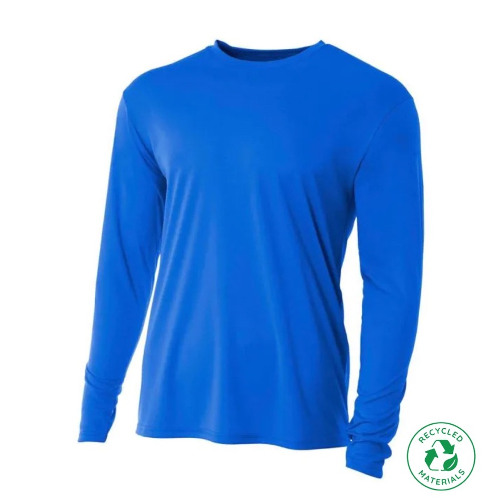 Men's Classic Blue Long Sleeve Tee